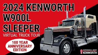 2024 KENWORTH W900L SLEEPER  VIRTUAL TRUCK TOUR [upl. by Acinom]