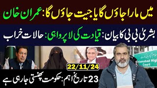 Imran Khan and Bushra Bibi Statement  23 Date Important  Imran Riaz Khan VLOG [upl. by Irolam977]