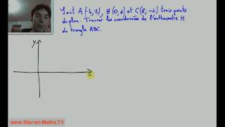 1ère S Orthocentre dun triangle [upl. by Stern444]