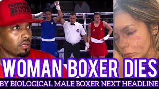 SAD NEWS “Olympian Woman Boxer DIED After Sustaining Concussion Against Trans Woman Boxer” NEXT [upl. by Ahsym]