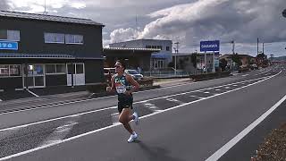 【出雲駅伝2023】6区8km地点残り22km青山学院大学 鶴川正也選手区間8位 早稲田大学 長屋匡起選手区間6位 [upl. by Lavicrep]