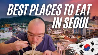 Best KOREAN FOOD Must Eat Places in Seoul South Korea [upl. by Domella]