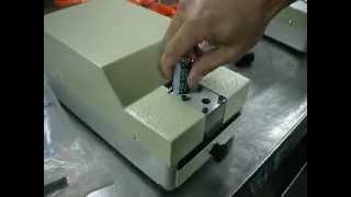 AR108W Pneumatic Lead Forming Machine kicks one lead out [upl. by Annaliese]