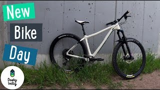 New Bike Day  Ibis DV9  Light Weight Hardtail [upl. by Ayekehs]