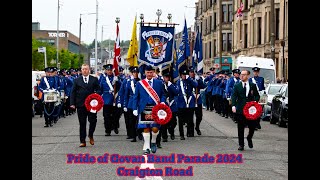 Pride of Govan POG  2024 Band Parade  Craigton Road [upl. by Bianka170]