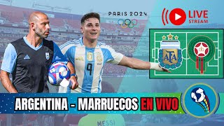 🔴 AHORA 🔴 Argentina vs Marruecos JUEGOS OLIMPICOS 2024 en VIVO 🏆 [upl. by Macmullin]