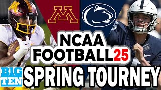 Minnesota at Penn State  Big Ten Spring Tournament Round 1 NCAA 25 [upl. by Haizek111]