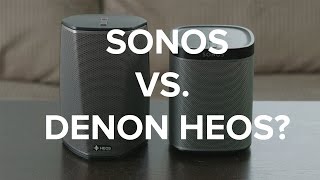 Sonos Play 1 Vs Denon Heos 1 Wireless Speakers [upl. by Tallu]