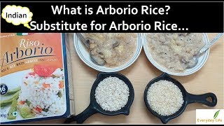 What is Arborio Rice  Indian Substitute for Arborio Rice  अरबोरिओ राइस  Everyday LIfe 53 [upl. by Idok]