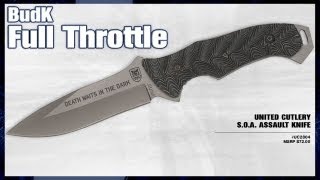 United Cutlery SOA Titanium Assault Knife [upl. by Ellord]