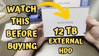 Unboxing Avolusion PRO5X Series 12TB USB 30 External Hard Drive for WindowsOS Desktop PCLaptop [upl. by Loomis]