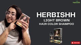 Revealing the GameChanging Power of Diana Light Brown Hair Color Shampoo  Herbishh [upl. by Octavus]