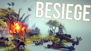 Besiege Gameplay Part 1  DESTRUCTION CREATION  Besiege First Look Impressions [upl. by Rebekah]