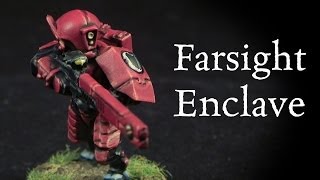 How to paint Tau Farsight Enclaves Fire Warrior [upl. by Yslehc317]