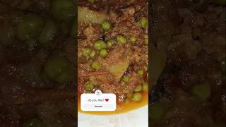 Matar Keema Recipe  Ruby Ka kitchen  shorts keema rubykakitchen matarkeema keema [upl. by Waylin]