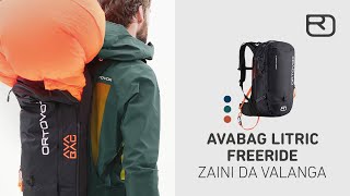 AVABAG LiTRIC FREERIDE Zaino da valanga Italiano  ORTOVOX [upl. by Haily586]