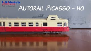 TRAIN HO  autorail Picasso X3800 LS Models [upl. by Aikehs]