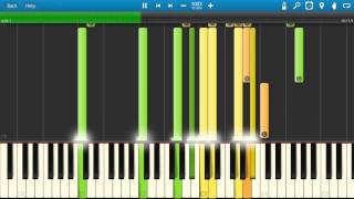 Genesis  Domino Piano Tutorial  How to play  Synthesia Cover [upl. by Suoicul799]