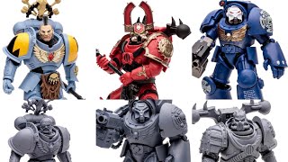 New McFarlane toys Warhammer 40k action figures revealed 6 in total preorder info [upl. by Yatnuahc]