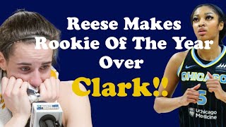 The Caitlin Clark vs Angel Reese Rookie of the Year Debate Fans Clash Over PER [upl. by Ahsatal]