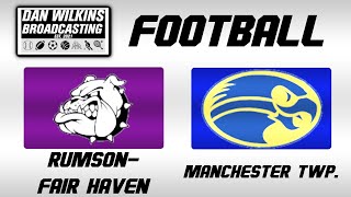 RumsonFair Haven Bulldogs  Manchester Twp Hawks Football 10524 [upl. by Yenoh]