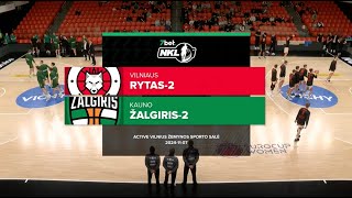 7betNKL rungtynių apžvalga „Rytas2“ – „Žalgiris2“ 20241107 [upl. by Chaney34]