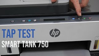 HP Smart Tank 750  Tap Test 10 43 dan 130 [upl. by Amlet]