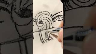 Obito drawing trending naruto shippunedviralsnime [upl. by Dardani457]