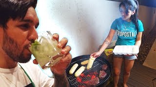 FIZEMOS UM CHURRASCÃO COM CAIPIRINHA EM CASA [upl. by Thelma]