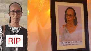 Ijoro Ryo KWIBUKA umubyeyi Pauline😭RUKUMBELI [upl. by Korney]