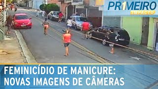 Feminicídio em SP Câmera flagra vizinhos em desespero com tiros  Primeiro Impacto 270924 [upl. by Burack190]