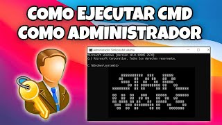 COMO EJECUTAR EL CMD COMO ADMINISTRADOR EN WINDOWS 10 Y WINDOWS 11  ABRIR SIMBOLO DEL SISTEMA EN PC [upl. by Acinonrev]