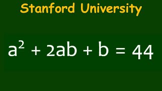 A very tricky Question from Stanford University Entrance Exam  Find the Value of a amp b [upl. by Bello]