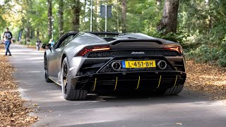 Lamborghini Huracan EVO with Akrapovic Exhaust  LOUD Revs amp Accelerations [upl. by Ettelloc]