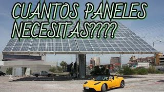 Cargar coche eléctrico con paneles solares [upl. by Anhavas]