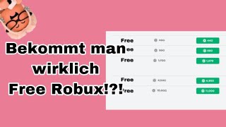 Kann man wirklich FREE Robux bekommen😱 [upl. by Oyam]