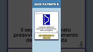 Quiz ufficiale per la patente B perte patente [upl. by Eveleen]