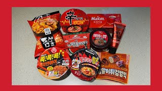 🇰🇷CVS Food  ❤️‍🔥😍Korea Spicy Red Food😍❤️‍🔥 [upl. by Attikin225]