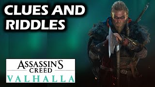 Clues And Riddles Walkthrough  Glowecestrescire  Assassins Creed Valhalla [upl. by Adlev385]