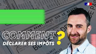 Première déclaration dimpôt  comment faire   Tutoriel 2024 [upl. by Aicitan]