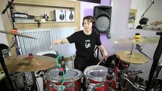 Korn  Here To Stay drum cover [upl. by Uoliram661]