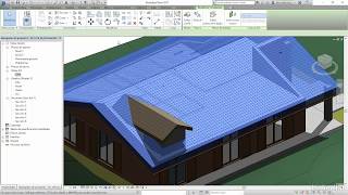 Curso Revit 2017 3863  Crear Vanos en un Techo Buhardillas [upl. by Ecilahc988]