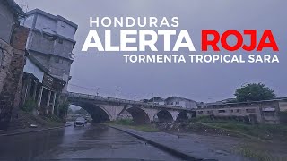 HONDURAS PELIGRO de INUNDACIONES POR TORMENTA TROPICAL SARA [upl. by Lrad197]