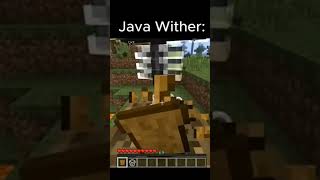 Java Vs Bedrockminecraft gaming memes gaming game edit herobrine minecraftpebedrock java [upl. by Lebazi]