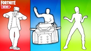 ALL NEW ICON SERIES DANCES amp EMOTES IN FORTNITE [upl. by Calvina]