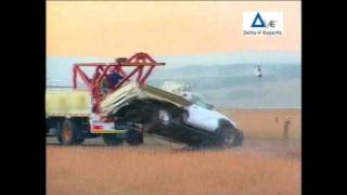 Dynamic Rollover test of a utility at 80kmh with ROPS fitted [upl. by Eanat499]