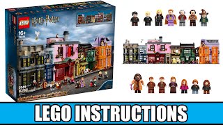 LEGO Instructions How to Build LEGO Diagon Alley  75978 LEGO HARRY POTTER [upl. by Burdett191]