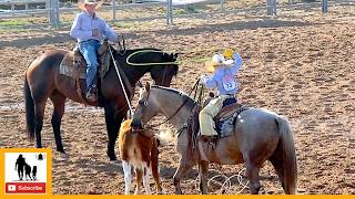 Youth Team Doctoring  2023 West Texas Youth Ranch Rodeo  Saturday [upl. by Odrawde]