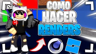 ✅ COMO HACER RENDERS DE ROBLOX EN CINEMA 4D 😱 FACIL Y RAPIDO  ealexander [upl. by Battiste]