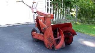 1961 Snowbird Snowblower  Video 1 [upl. by Prissie638]